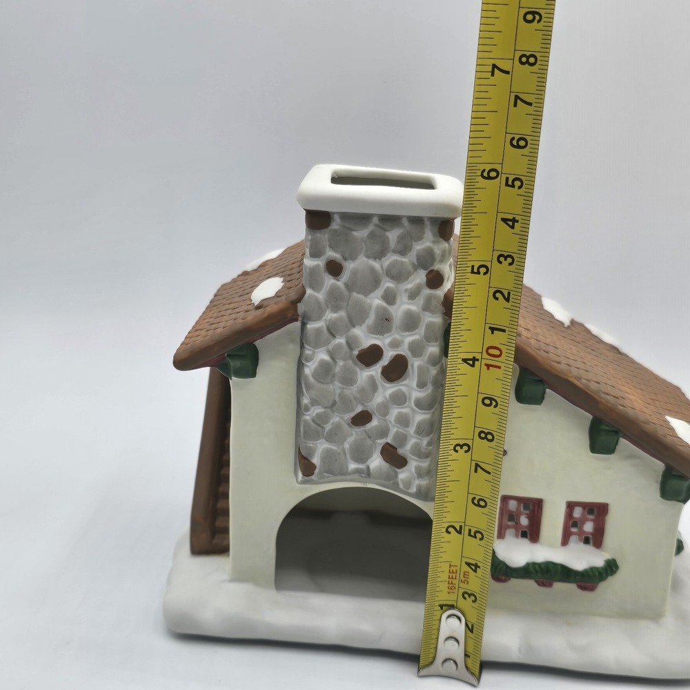 Party Lite Olde World Village Edelweiss House Tealight Candle Holder P0308 - Picture 9 of 12